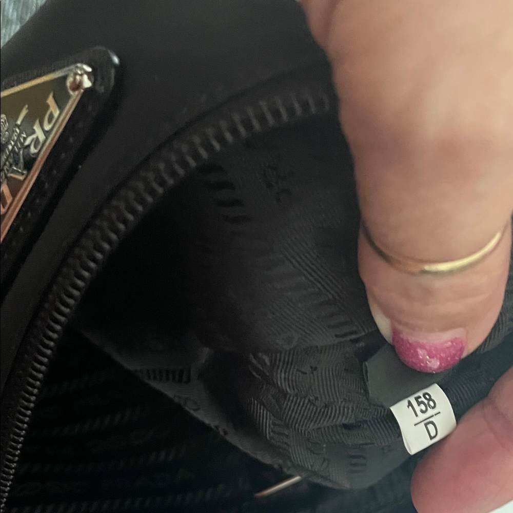 Prada Black Nylon and Leather Wristlet - Picture 8 of 11
